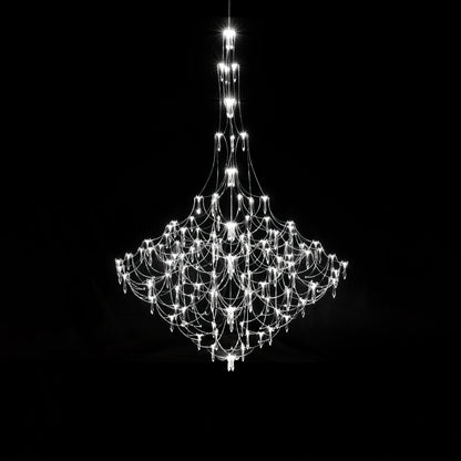 Amos Group Modern Chandelier - Adjustable Height, Energy Efficient Lig