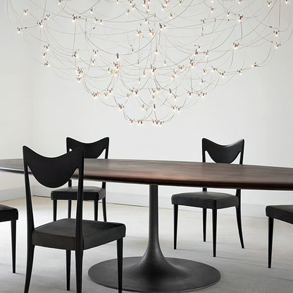 Amos Group Modern Chandelier - Adjustable Height, Energy Efficient Lig