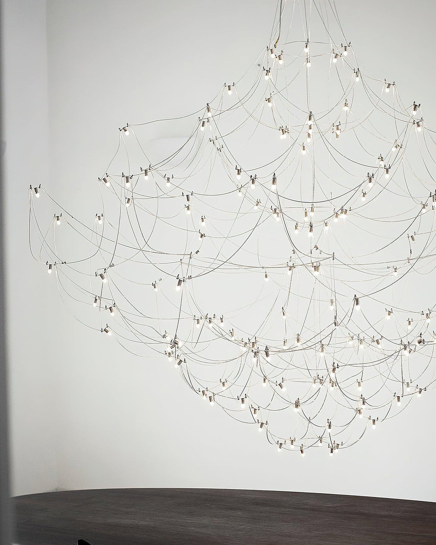 Amos Group Modern Chandelier - Adjustable Height, Energy Efficient Lig