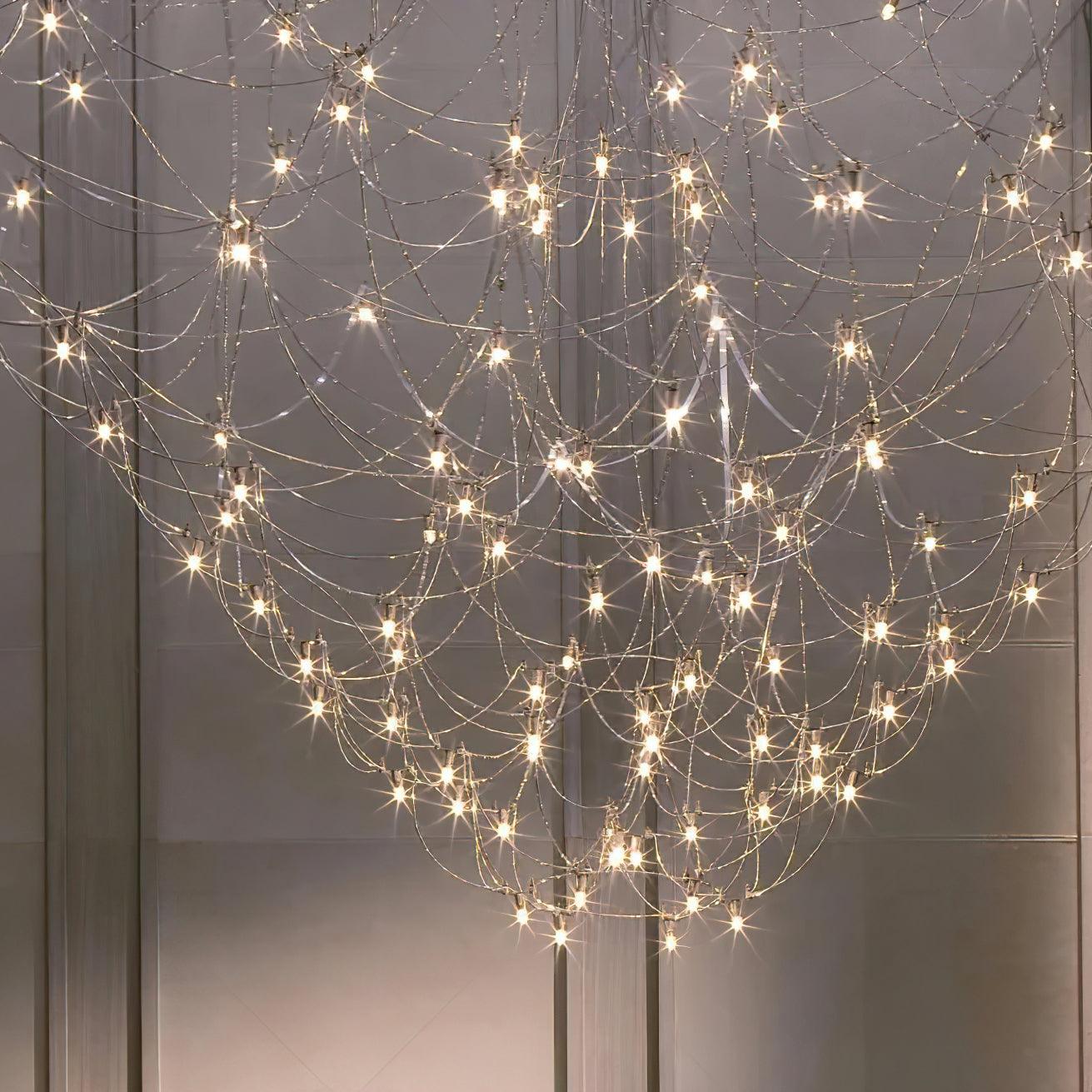 Amos Group Modern Chandelier - Adjustable Height, Energy Efficient Lig