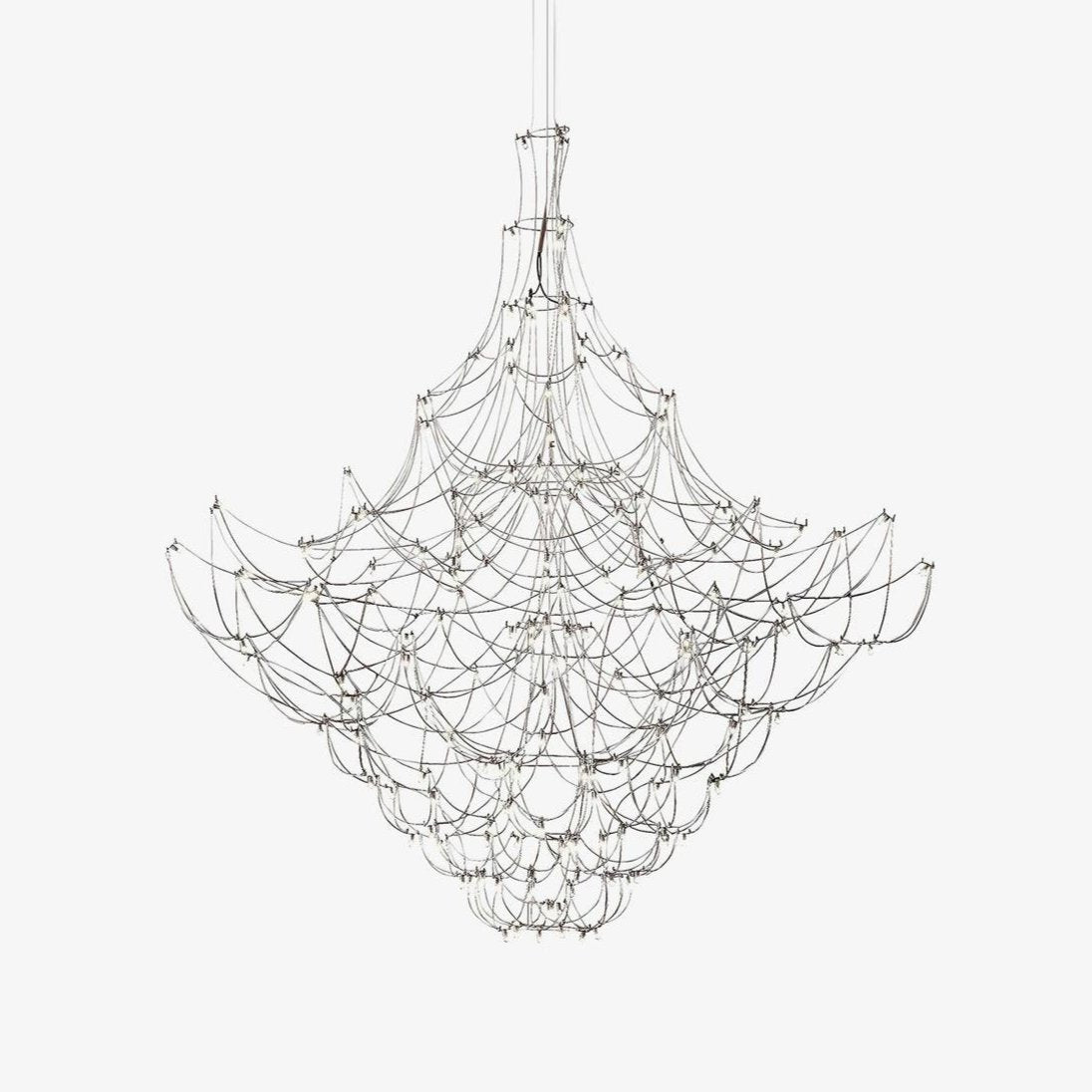 Amos Group Modern Chandelier - Adjustable Height, Energy Efficient Lig