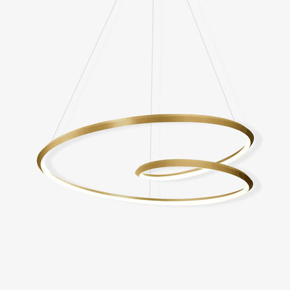 Elegant Ampersand Chandelier with Adjustable Height & LED Compatibilit