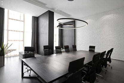Elegant Ampersand Chandelier with Adjustable Height & LED Compatibilit