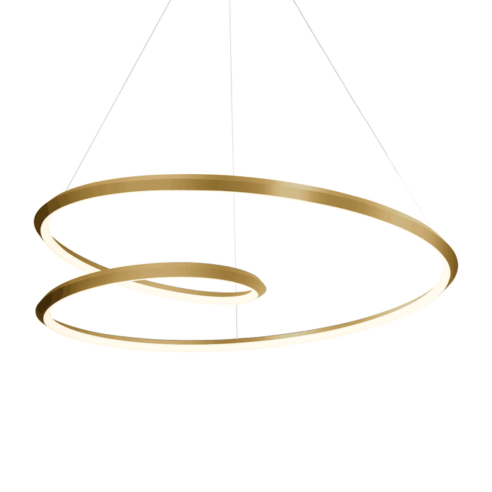 Elegant Ampersand Chandelier with Adjustable Height & LED Compatibilit