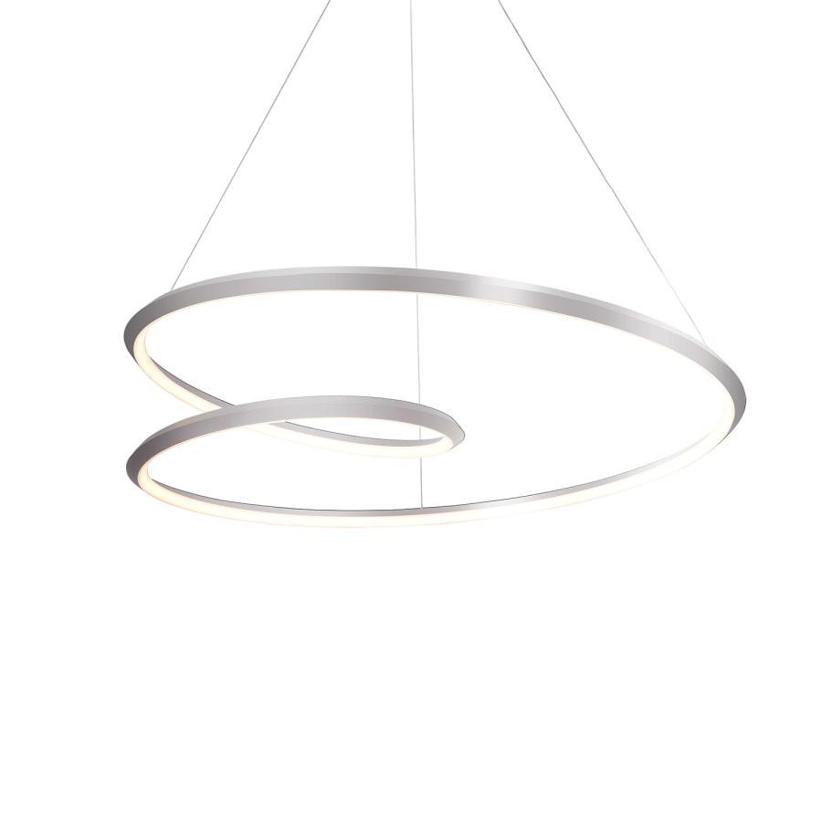 Elegant Ampersand Chandelier with Adjustable Height & LED Compatibilit