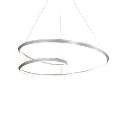 Elegant Ampersand Chandelier with Adjustable Height & LED Compatibilit