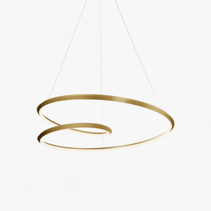 Elegant Ampersand Chandelier with Adjustable Height & LED Compatibilit