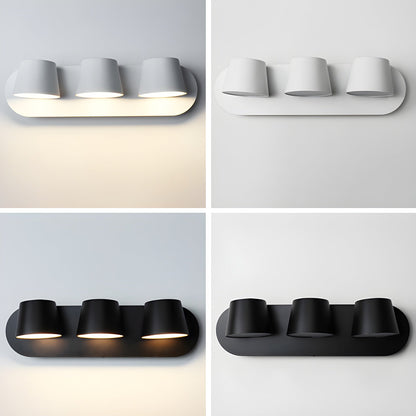 Angle Adjustable Plug-in Wall Lamp with Dimmable LED and Modern Design