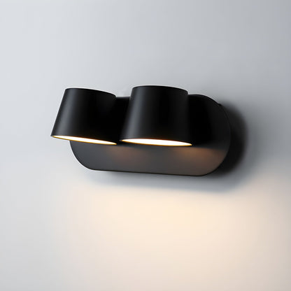 Angle Adjustable Plug-in Wall Lamp with Dimmable LED and Modern Design