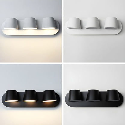 Angle Adjustable Plug-in Wall Lamp with Dimmable LED and Modern Design