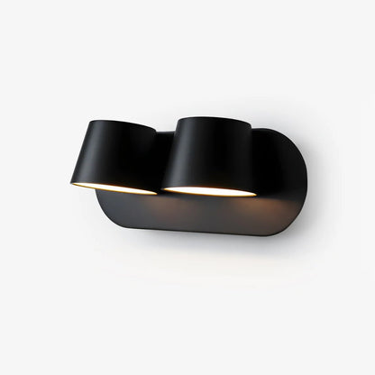 Angle Adjustable Plug-in Wall Lamp with Dimmable LED and Modern Design
