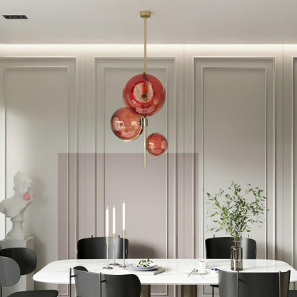 Elegant Crystal Droplet Chandelier with Adjustable Height & LED Lights