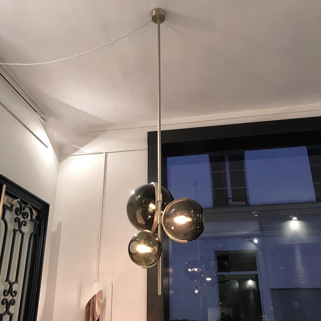 Elegant Crystal Droplet Chandelier with Adjustable Height & LED Lights