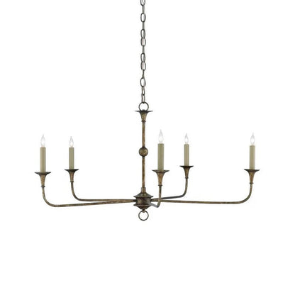 Elara Candle Chandelier - Elegant Design with Adjustable Height & LED