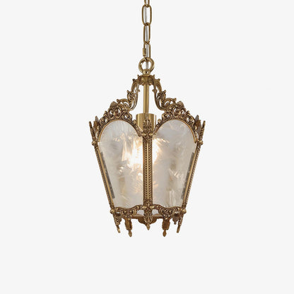 Antique Empire Pendant Lamp - Vintage Design, Adjustable Height