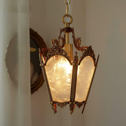Antique Empire Pendant Lamp - Vintage Design, Adjustable Height