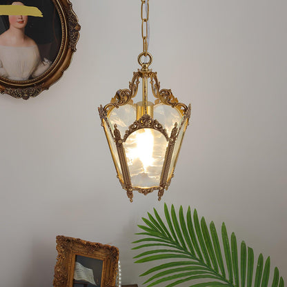 Antique Empire Pendant Lamp - Vintage Design, Adjustable Height