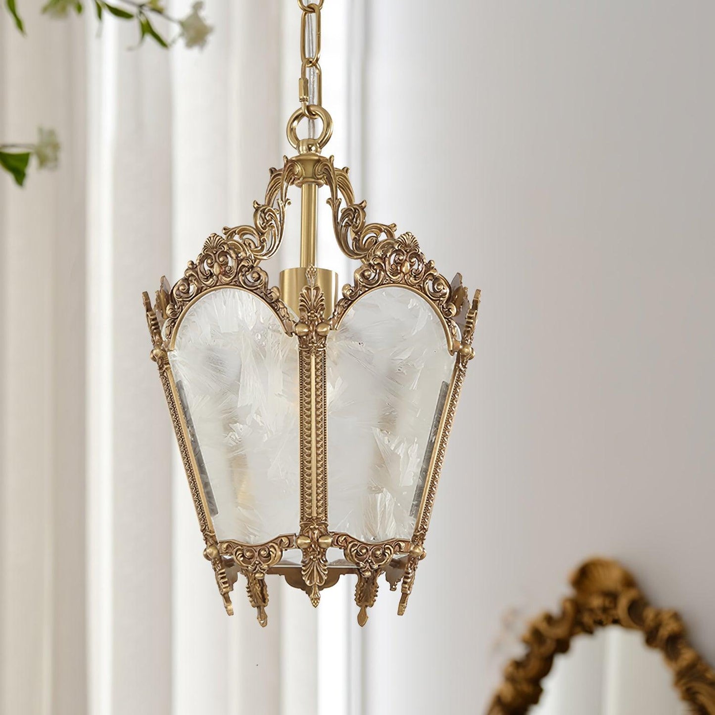 Antique Empire Pendant Lamp - Vintage Design, Adjustable Height