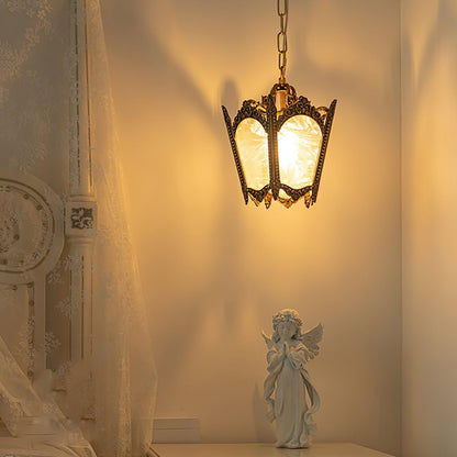 Antique Empire Pendant Lamp - Vintage Design, Adjustable Height