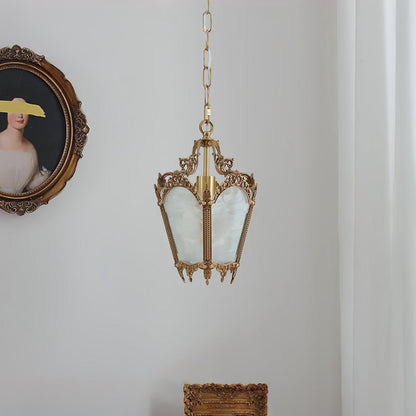 Antique Empire Pendant Lamp - Vintage Design, Adjustable Height