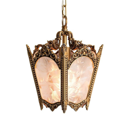 Antique Empire Pendant Lamp - Vintage Design, Adjustable Height