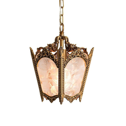 Antique Empire Pendant Lamp - Vintage Design, Adjustable Height