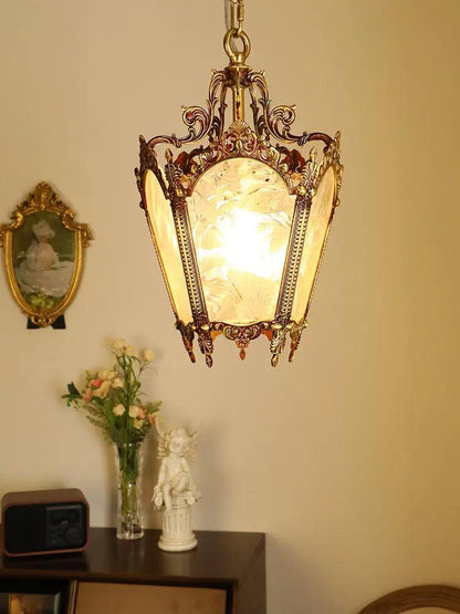Antique Empire Pendant Lamp - Vintage Design, Adjustable Height