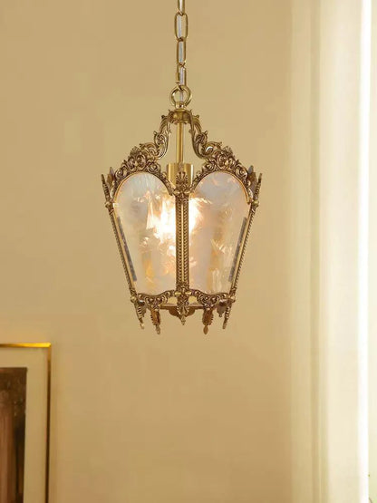Antique Empire Pendant Lamp - Vintage Design, Adjustable Height