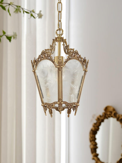 Antique Empire Pendant Lamp - Vintage Design, Adjustable Height