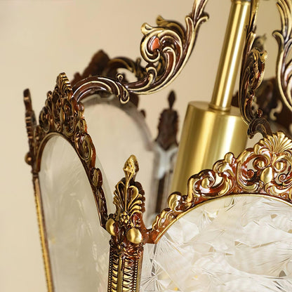 Antique Empire Pendant Lamp - Vintage Design, Adjustable Height