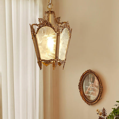 Antique Empire Pendant Lamp - Vintage Design, Adjustable Height