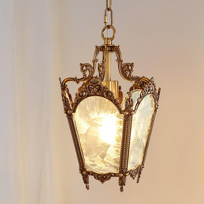 Antique Empire Pendant Lamp - Vintage Design, Adjustable Height