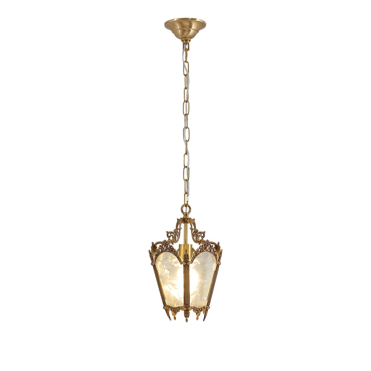 Antique Empire Pendant Lamp - Vintage Design, Adjustable Height