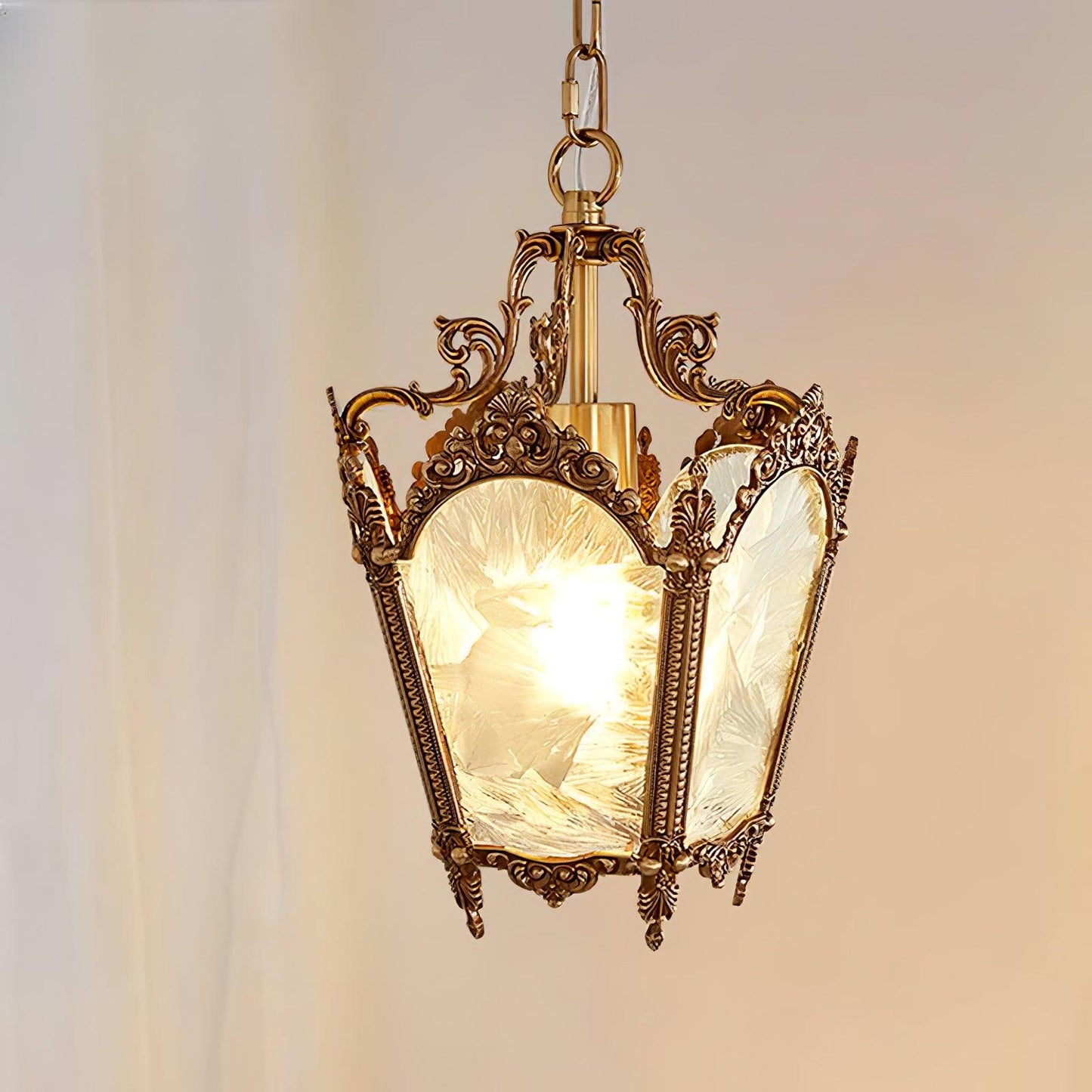 Antique Empire Pendant Lamp - Vintage Design, Adjustable Height