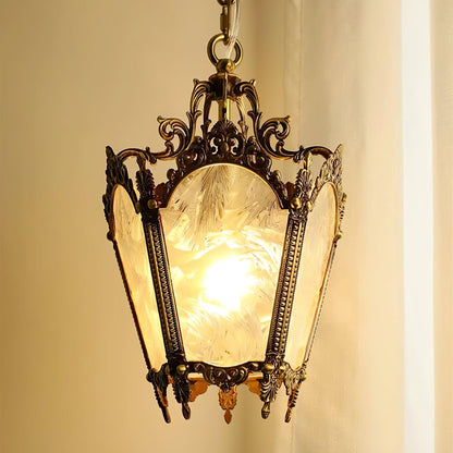 Antique Empire Pendant Lamp - Vintage Design, Adjustable Height