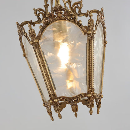 Antique Empire Pendant Lamp - Vintage Design, Adjustable Height