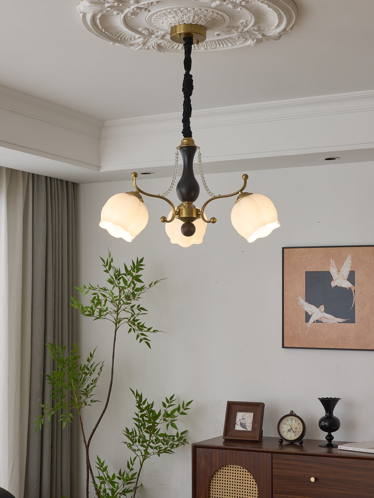 Antonia Chandelier - Elegant Lighting Fixture with Adjustable Arms & C