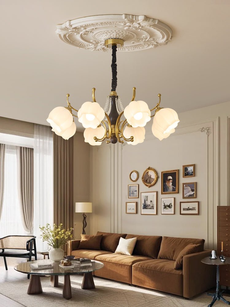 Antonia Chandelier - Elegant Lighting Fixture with Adjustable Arms & C