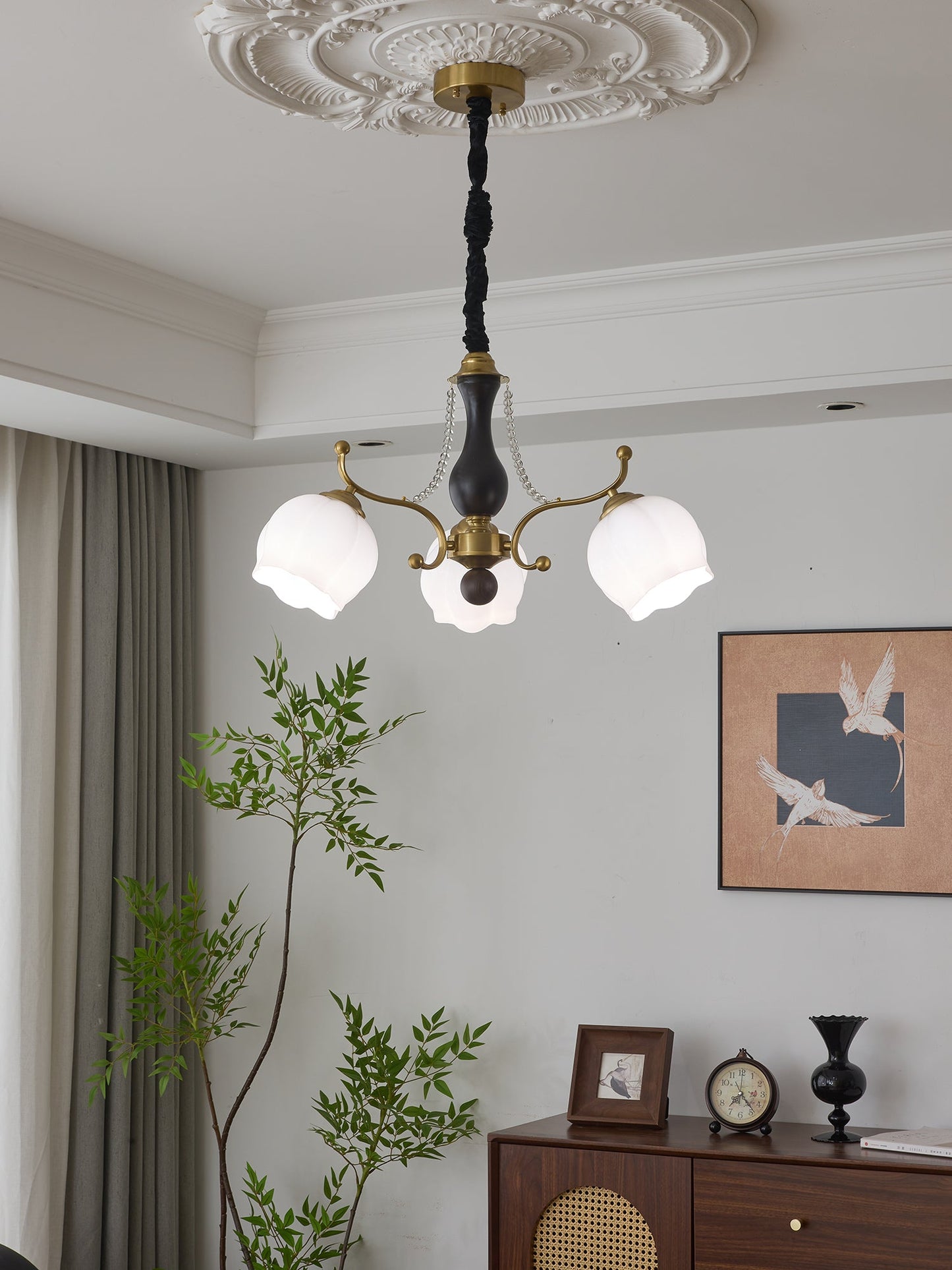 Antonia Chandelier - Elegant Lighting Fixture with Adjustable Arms & C