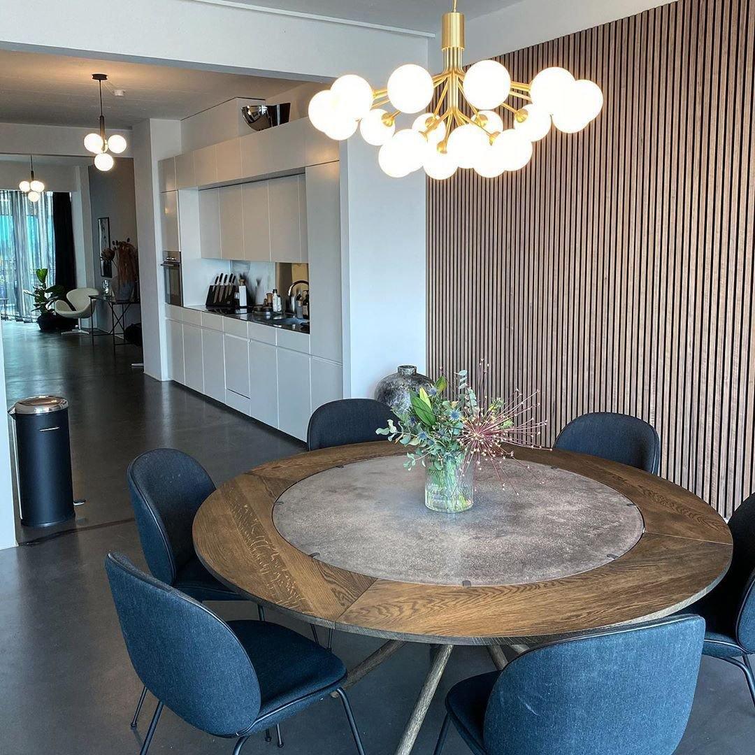 Modern Glass Sphere Cluster Chandelier - Adjustable Height, Elegant De
