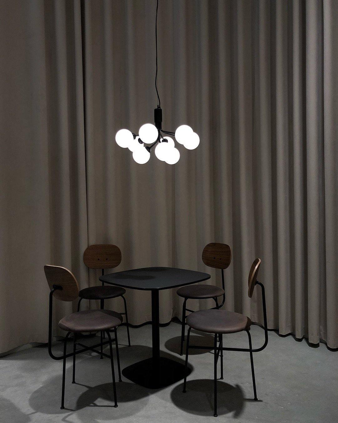 Modern Glass Sphere Cluster Chandelier - Adjustable Height, Elegant De