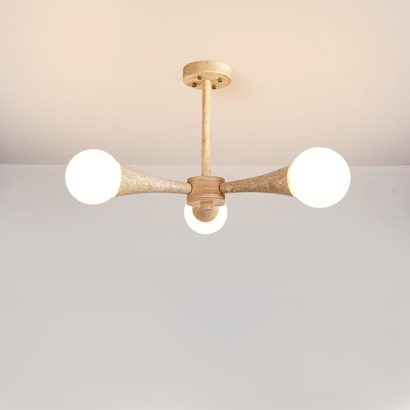 Arbor Travertine Chandelier - Elegant Design with Adjustable Height