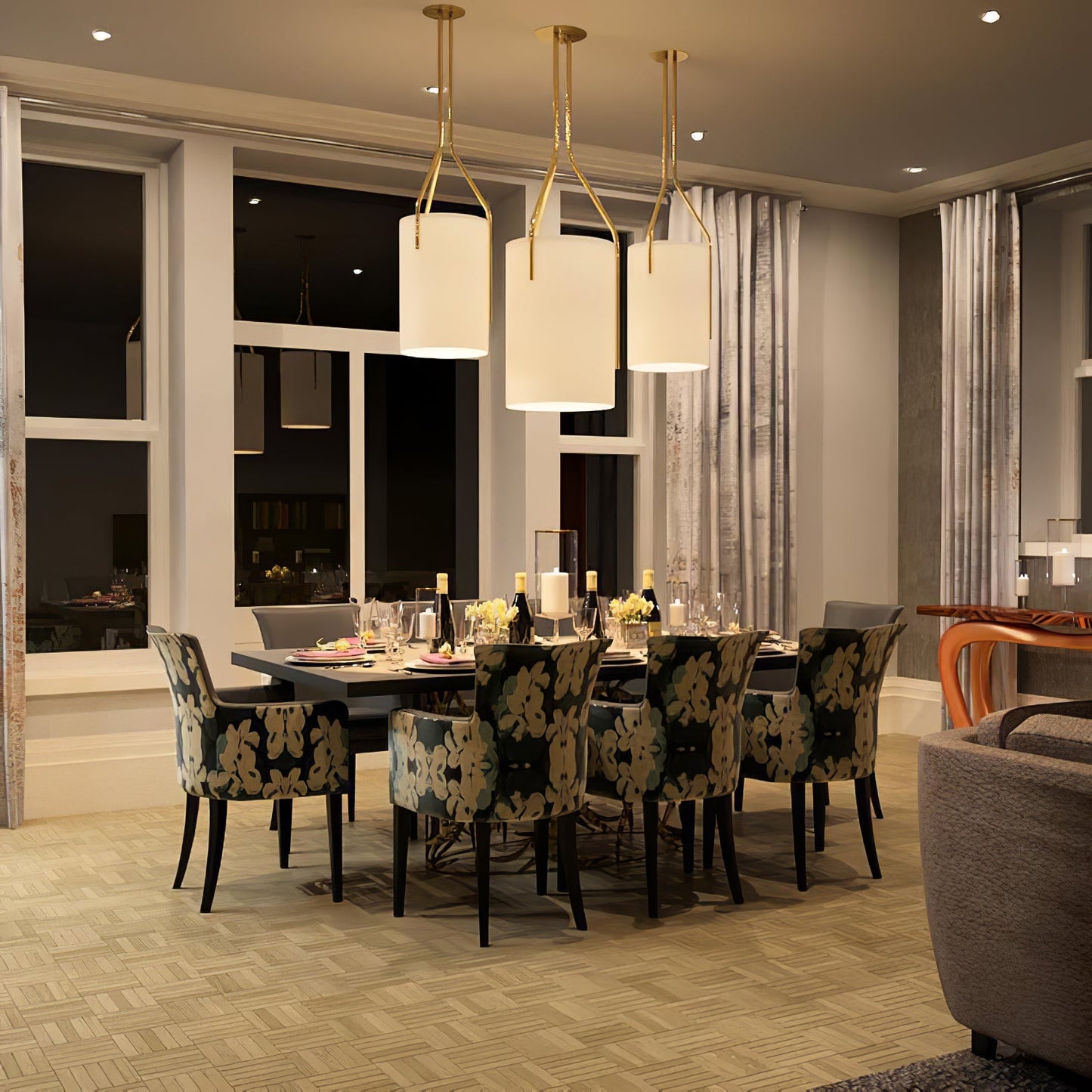 Arborescence Chandelier - Elegant Design with Adjustable Brightness
