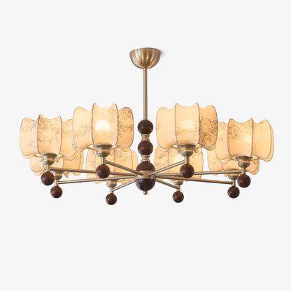 Arboris Floral Chandelier - Elegant Design with Adjustable Height & LE