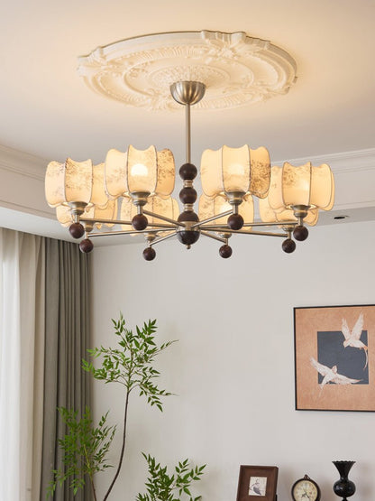 Arboris Floral Chandelier - Elegant Design with Adjustable Height & LE