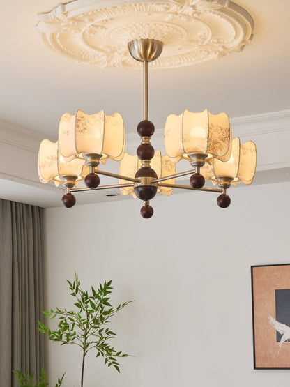 Arboris Floral Chandelier - Elegant Design with Adjustable Height & LE