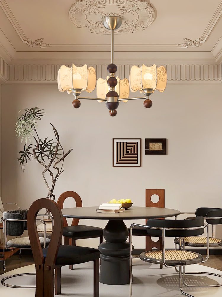 Arboris Floral Chandelier - Elegant Design with Adjustable Height & LE