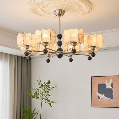 Arboris Floral Chandelier - Elegant Design with Adjustable Height & LE