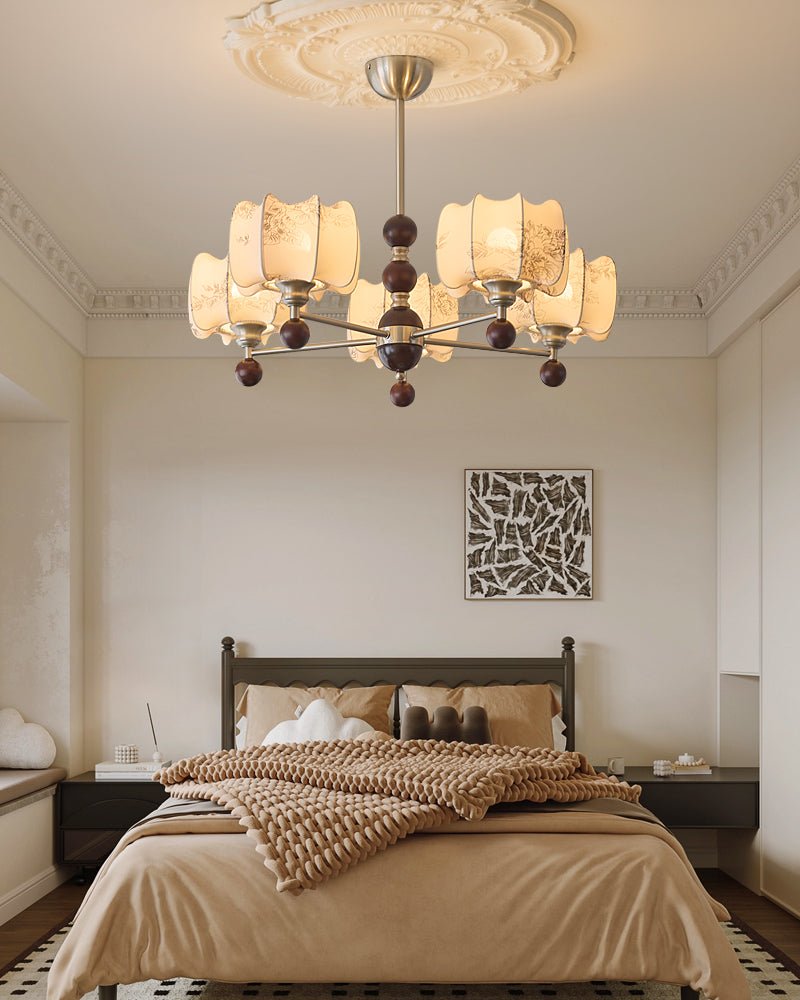 Arboris Floral Chandelier - Elegant Design with Adjustable Height & LE