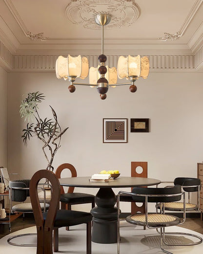 Arboris Floral Chandelier - Elegant Design with Adjustable Height & LE